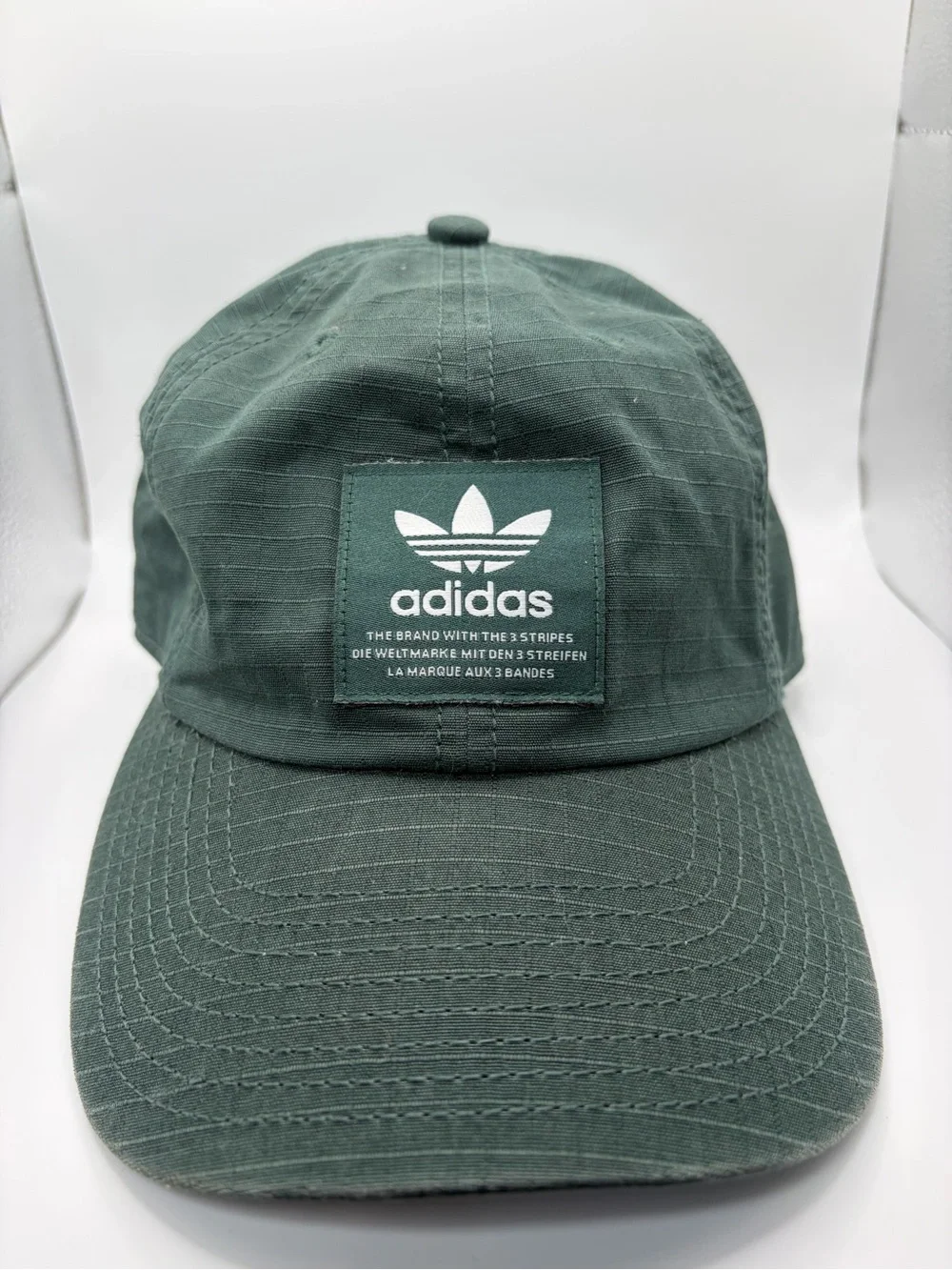 Adidas Originals Rewind Relaxed Adjustable Strapback Hat OS Trefoil Logo Green